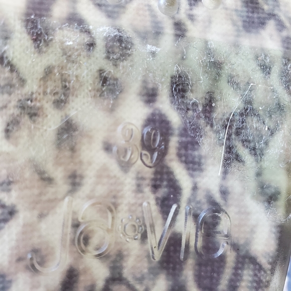 JA-VIE Snake Print Jelly Flat Shoes - Picture 12 of 13